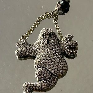 Sparkling Crystal Ghost pin